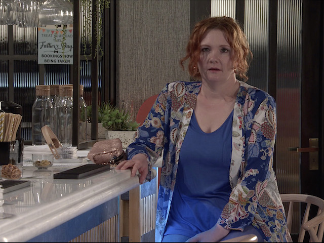 Fiz on Coronation Street on June 17, 2021