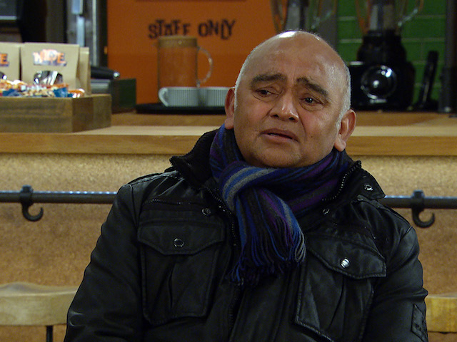 Rishi on Emmerdale on February 23, 2021