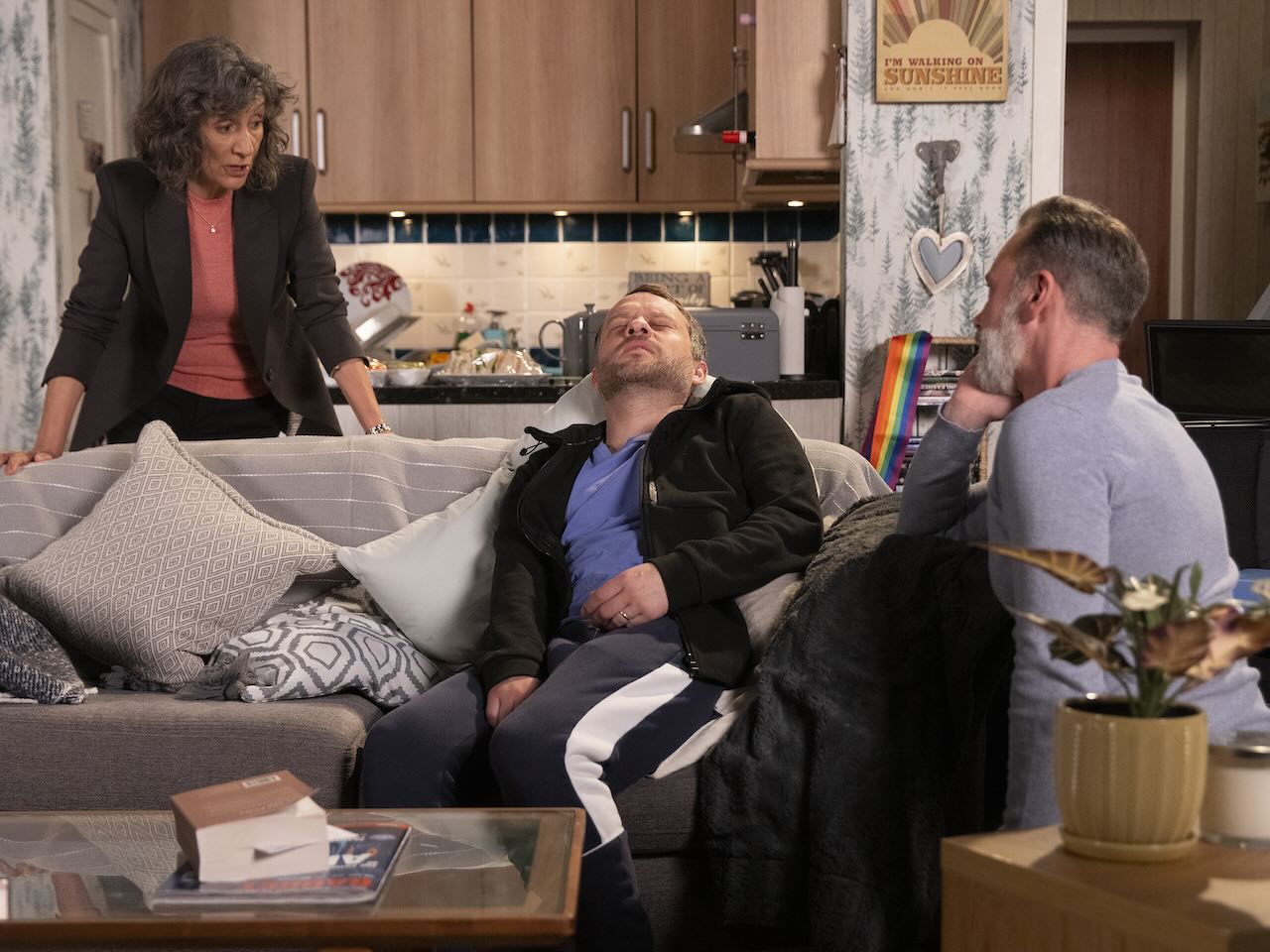 Summer, Paul and Billy on Coronation Street on June 12, 2024