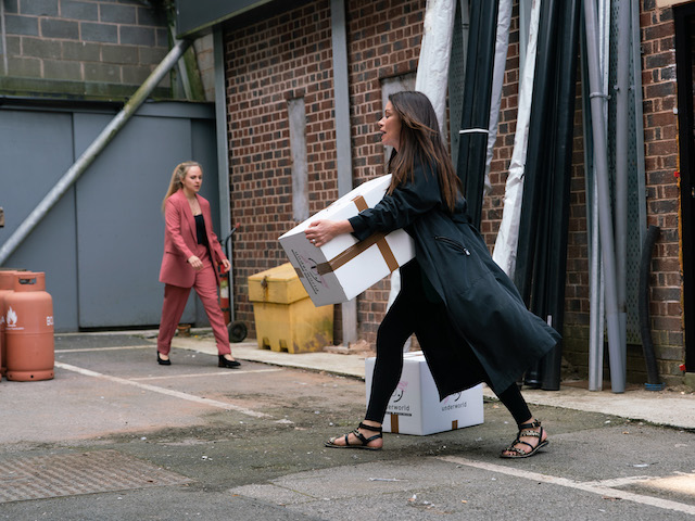 Carla and Sarah on Coronation Street on June 3, 2021
