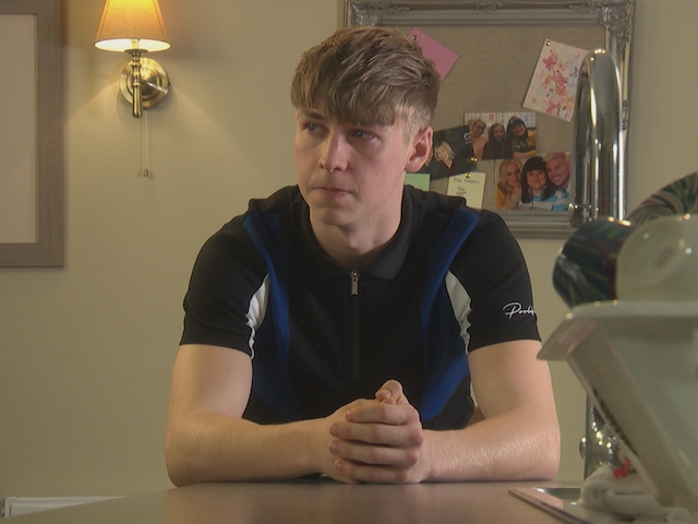 Sid on Hollyoaks on February 10, 2021