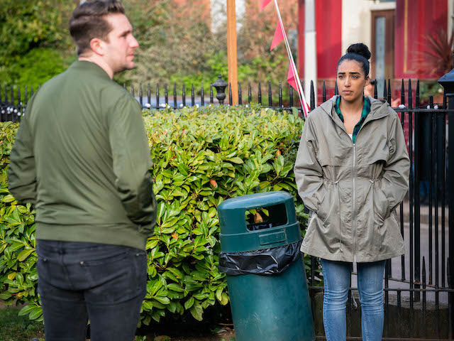 Callum and Ash on EastEnders on June 16, 2021