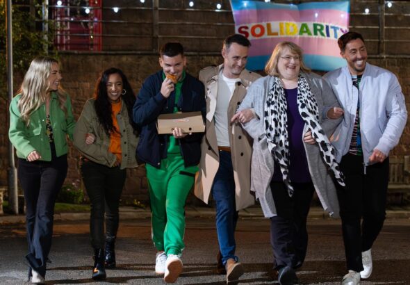 The villagers on Hollyoaks on November 13, 2023
