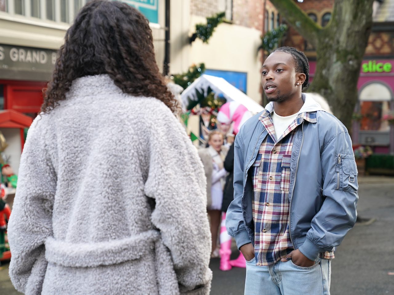 Andre and Vicky on Hollyoaks on December 20, 2023