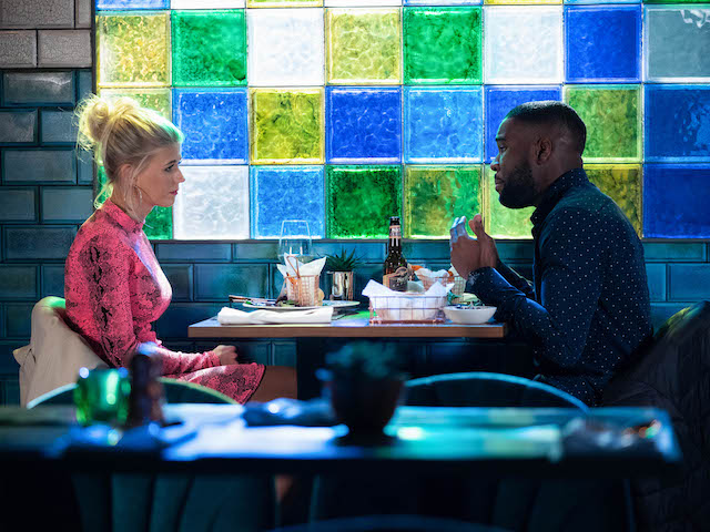 Lola and Isaac on EastEnders on March 1, 2021