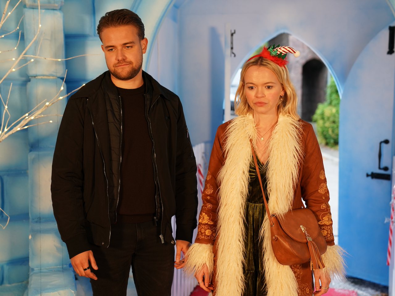 Ethan and Dilly on Hollyoaks on December 21, 2023