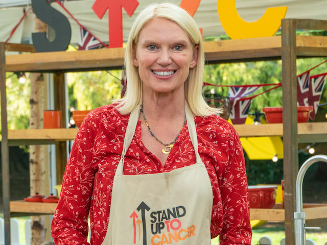 Anneka Rice for Great British Bake Off