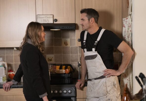 Tracy Barlow (Kate Ford) and Tommy Orpington (Matt Milburn) in Coronation Street