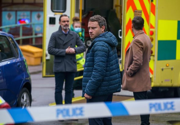 Billy, Paul and Todd on Coronation Street on February 1, 2021