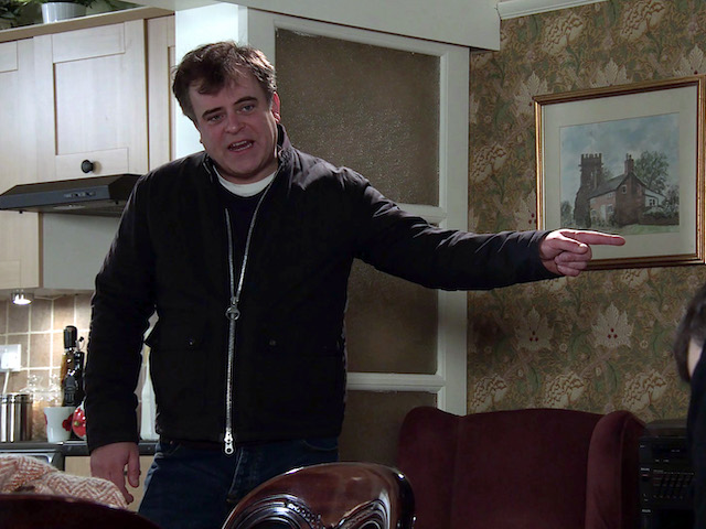 Steve on Coronation Street on March 8, 2021