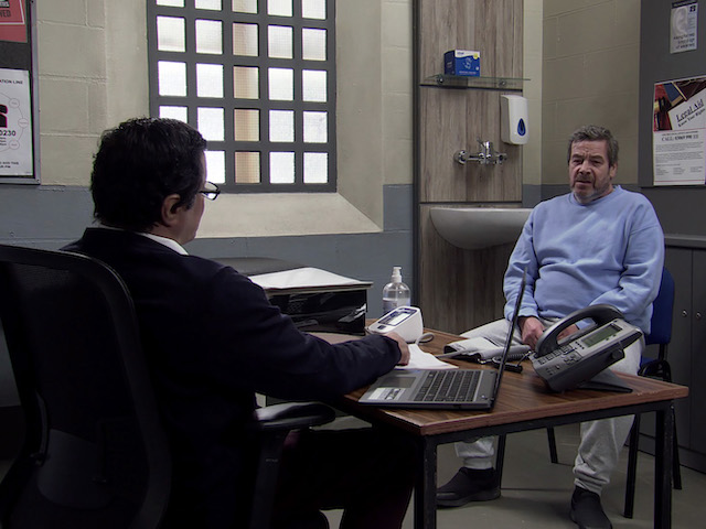 Johnny on Coronation Street on February 15, 2021