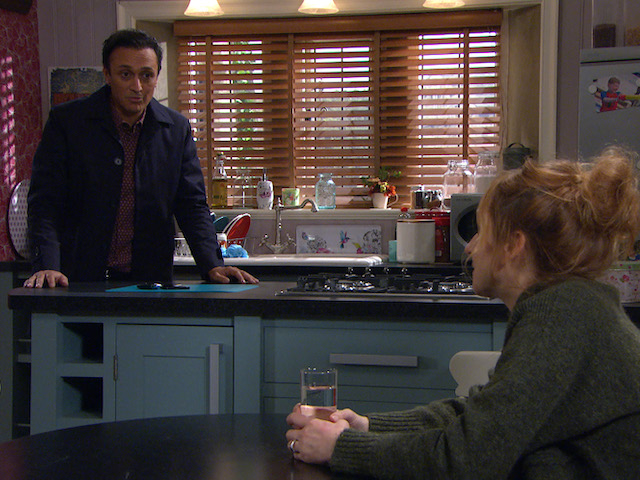 Jai and Laurel on Emmerdale on February 2, 2021
