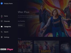 BBC iPlayer interface