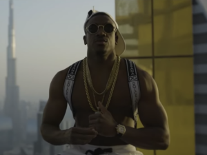 Bugzy Malone in the music video for “Drama”