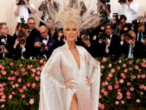 Celine Dion at the Met Gala in New York on May 6, 2019
