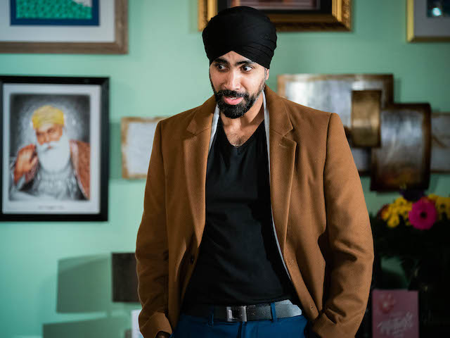 Kheerat on EastEnders on March 16, 2021