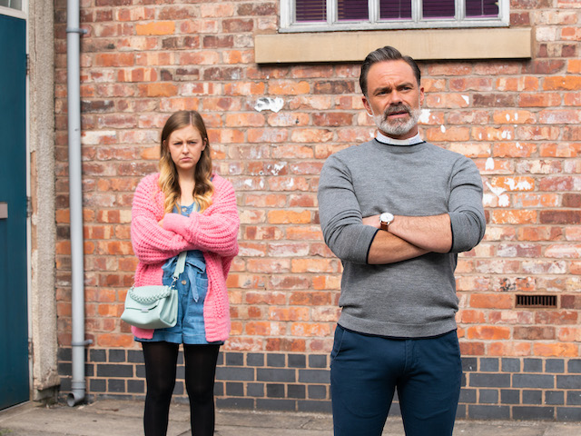 Summer and Billy on Coronation Street on July 28, 2021