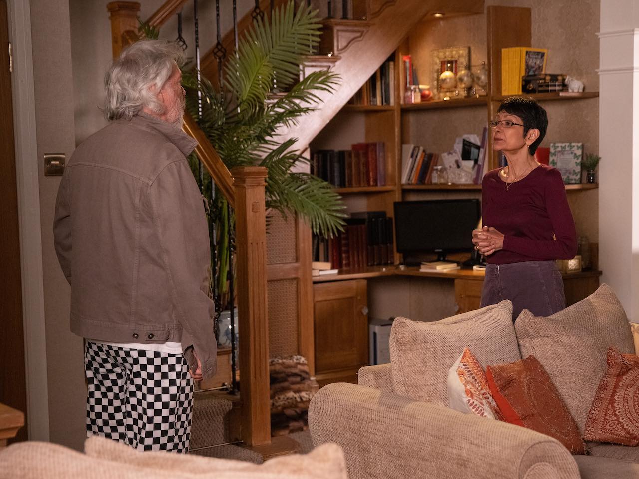 Stu and Yasmeen on Coronation Street on August 4, 2023