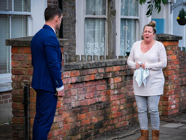 Jack and Karen on EastEnders on May 4, 2021