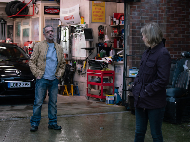Kevin on Coronation Street on March 12, 2021