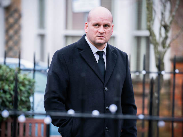 Stuart on EastEnders on March 23, 2021