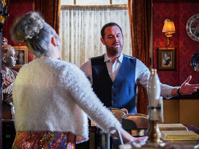 Linda and Mick on EastEnders on March 22, 2021