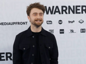 Actor Daniel Radcliffe poses as he arrives at the WarnerMedia Upfront event in New York City, New York, U.S. on May 15, 2019.
