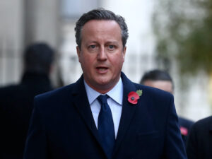 David Cameron in London on November 10, 2019