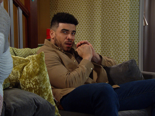 Nate on Emmerdale on February 22, 2021