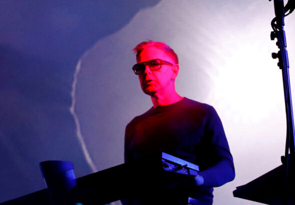 Andrew Fletcher of Depeche Mode performs at the Paleo Festival in Nyon, Switzerland on July 17, 2018.