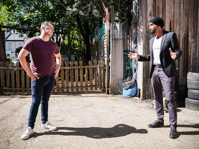 Kheerat and Ben on EastEnders on August 16, 2021