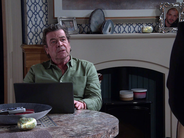 Johnny on Coronation Street on June 7, 2021