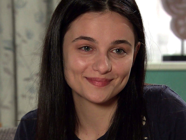 Alina on Coronation Street on August 18, 2021