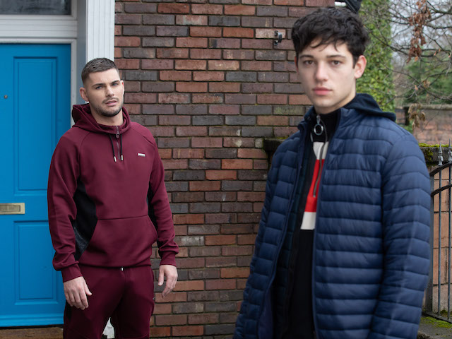 Ste and Ollie on Hollyoaks on March 17, 2021