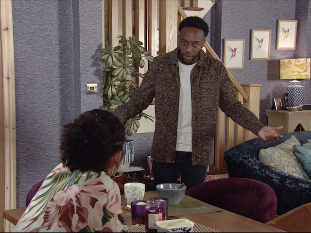 Michael and Grace on Coronation Street on August 20, 2021