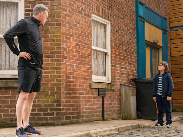 Sam on Coronation Street on June 20, 2021