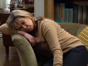Kim on Emmerdale on April 26, 2021
