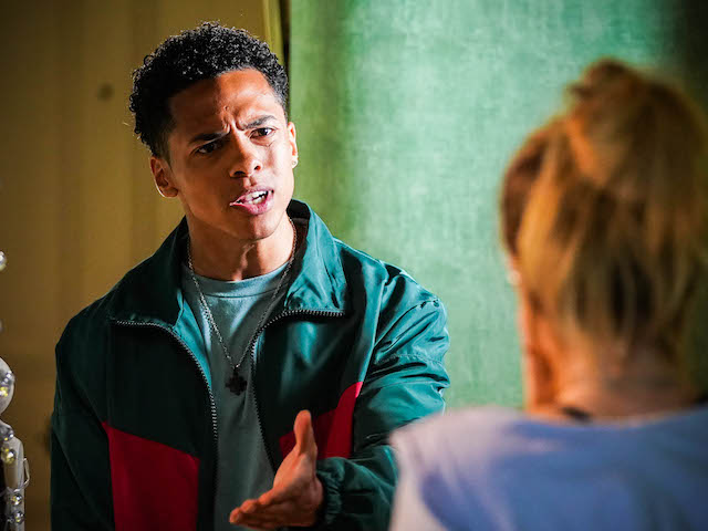 Keegan and Tiffany on EastEnders on August 5, 2021