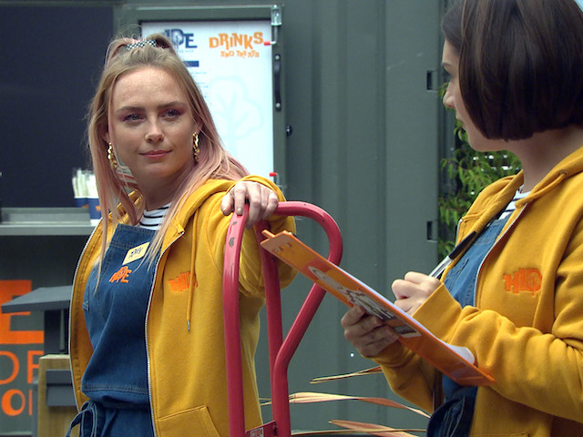 Victoria and Amy on Emmerdale on July 30, 2021