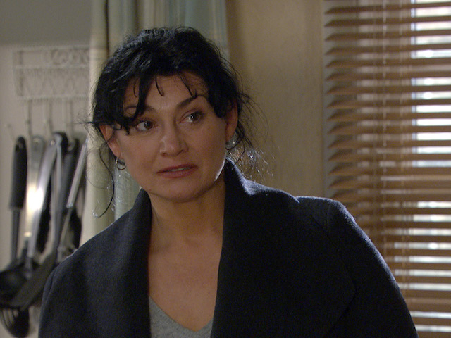 Moira on Emmerdale on March 16, 2021