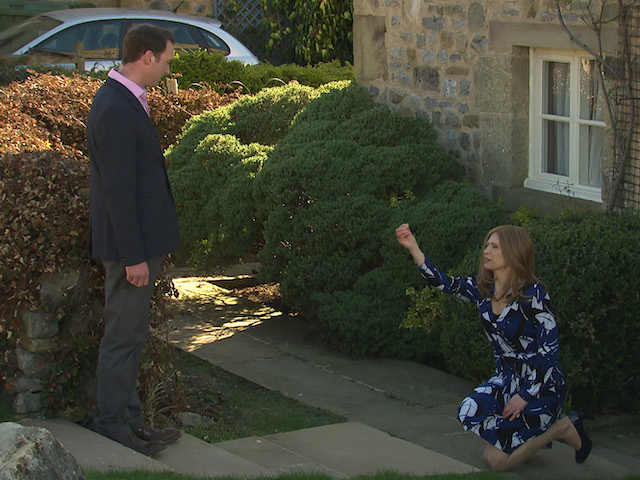 Liam and Bernice on Emmerdale on June 1, 2021