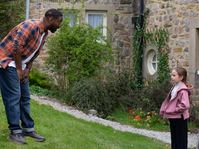 Charles and Millie on Emmerdale on June 10, 2021