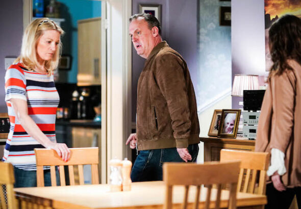 Kathy, Harvey and Dana on EastEnders on August 9, 2021