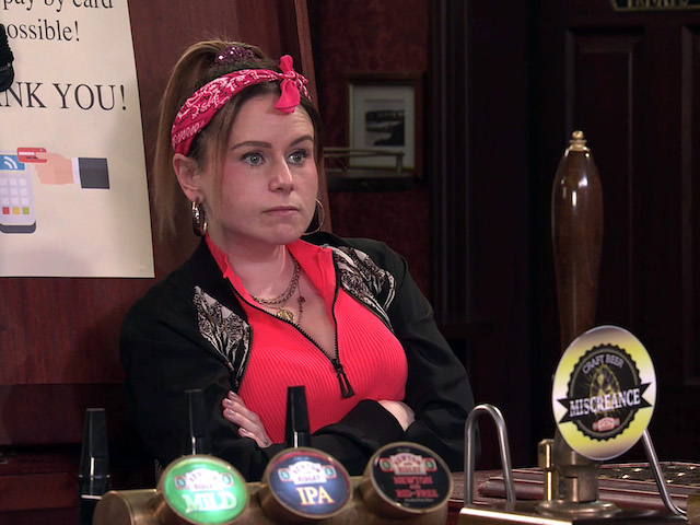 Gemma on Coronation Street on April 21, 2021