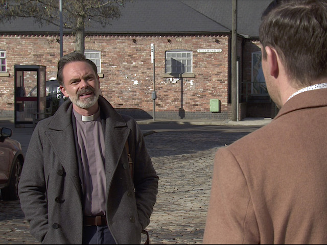 Billy on Coronation Street on March 29, 2021