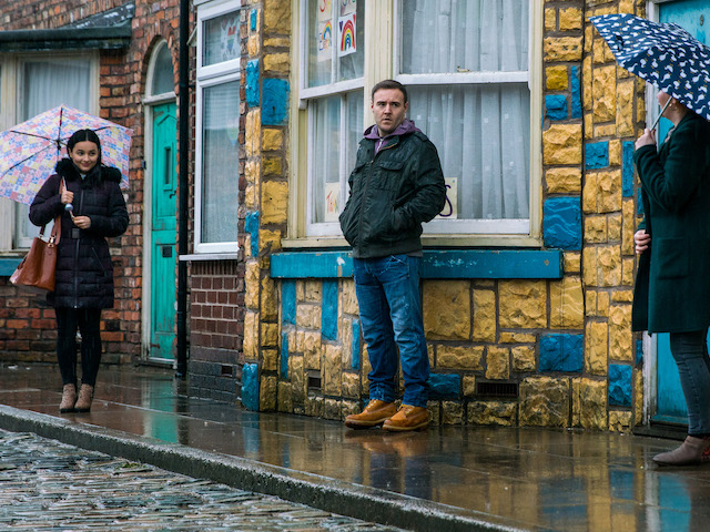 Alina and Tyrone on Coronation Street on March 8, 2021