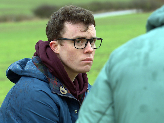 Vinny on Emmerdale on March 23, 2021
