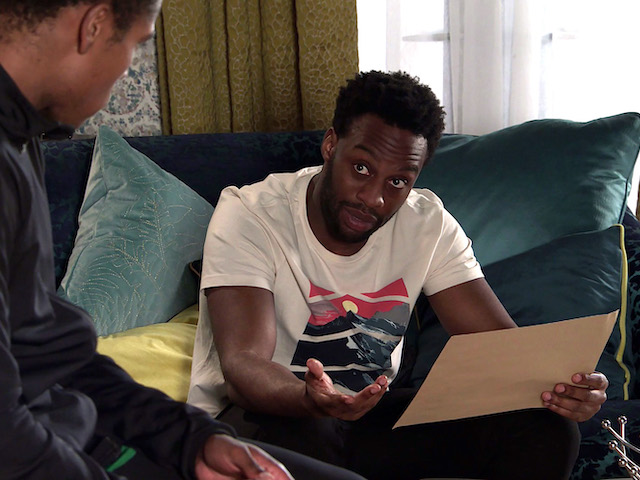 Michael on Coronation Street on April 12, 2021