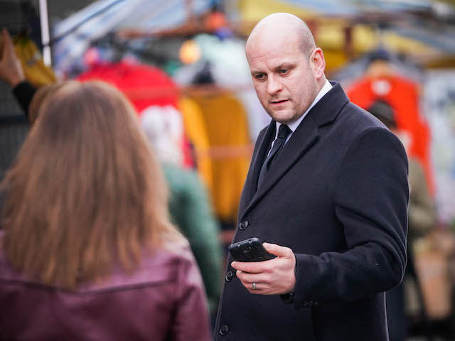Rainie and Stuart on EastEnders on March 22, 2021