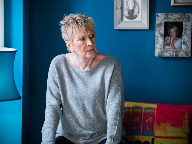 Shirley on EastEnders on April 12, 2021